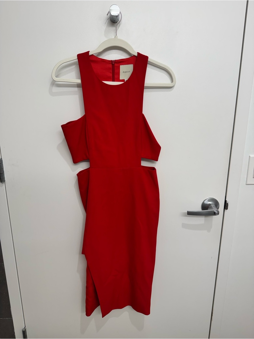 Mason Red Cutout Midi Dress